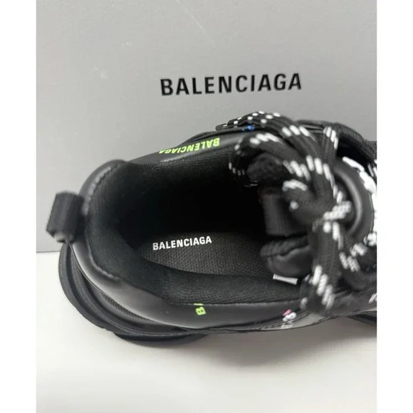 Balenciaga Triple S All Over Logo Sneaker Black/Multi 8 US 41 EU
